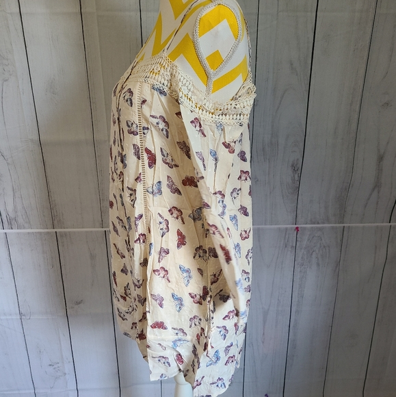 Cream Butterfly Dress - Picture 6 of 14